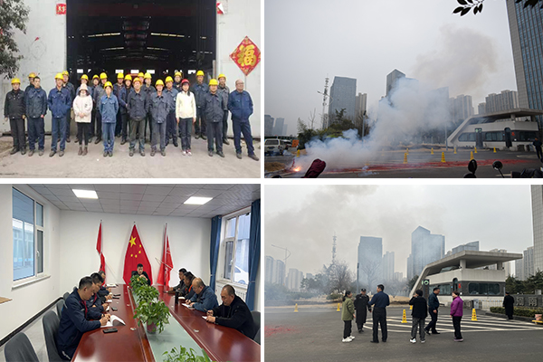 ? 鄭州市東鼎干燥設(shè)備有限公司新年復(fù)工，開(kāi)工大吉