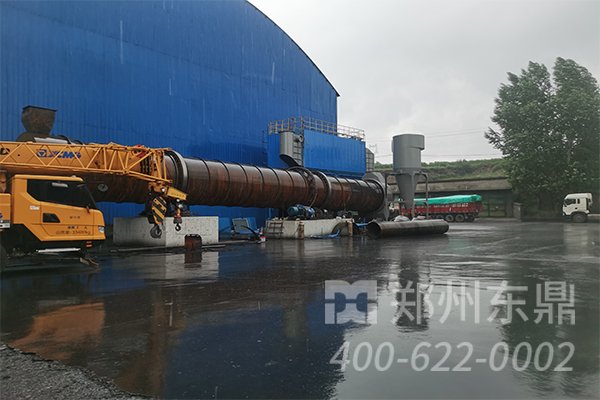 山西晉中煤泥烘干機項目施工現(xiàn)場情況