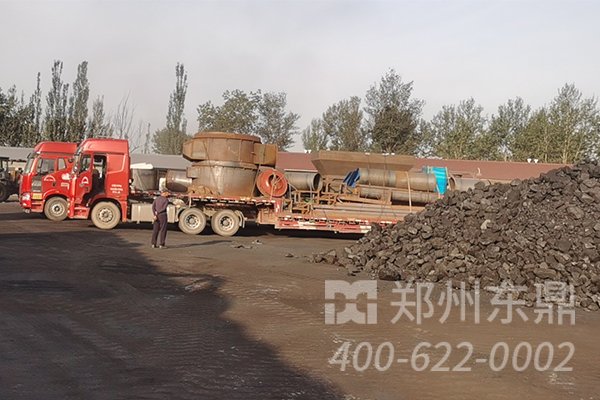 浮選精煤烘干機(jī)抵達(dá)現(xiàn)場(chǎng)實(shí)拍圖