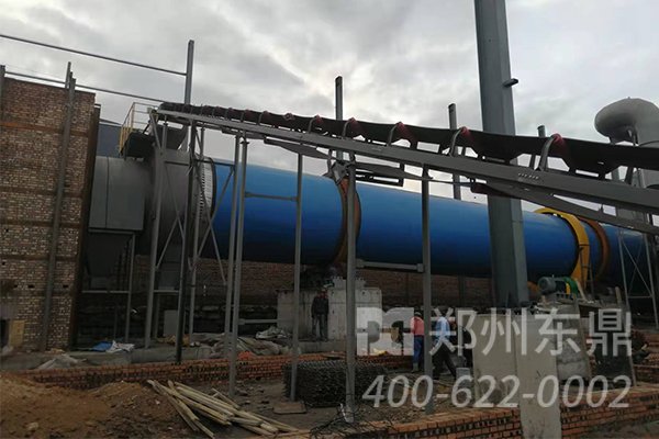 高效煤泥烘干機(jī)設(shè)備安裝現(xiàn)場