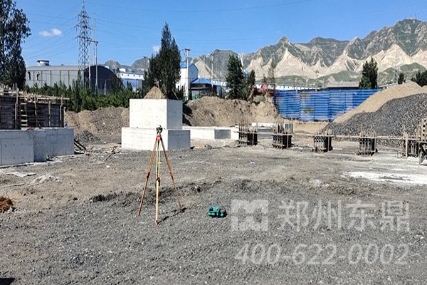山西大同煤泥烘干機(jī)設(shè)備項(xiàng)目基礎(chǔ)建設(shè)現(xiàn)場